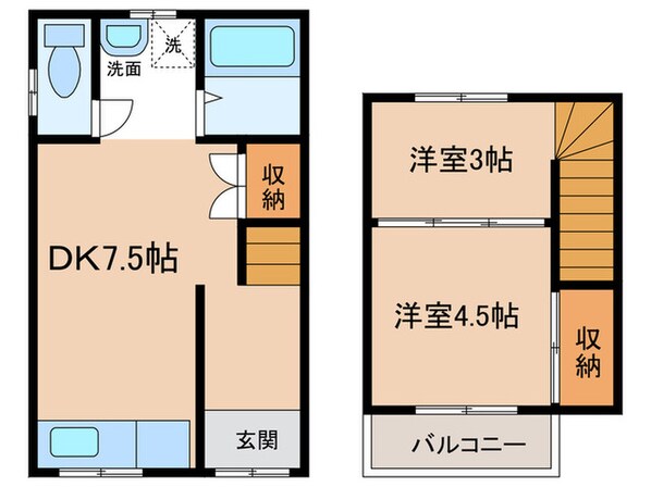 大治町中島のお家の物件間取画像